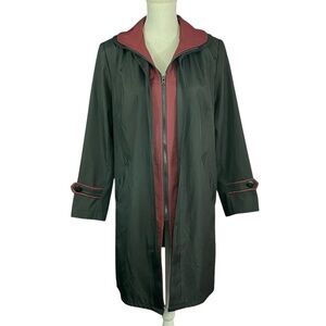 Gryffindor Robe Raincoat M Water Repellent Layered Long Pockets Trench Coat